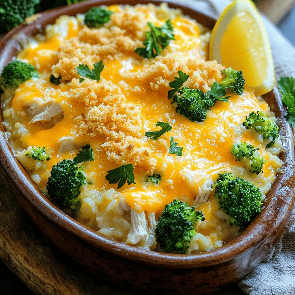 Cheesy Chicken and Rice Casserole Simple Comfort Meal