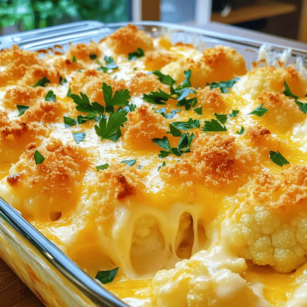 Cheesy Cauliflower Gratin Creamy and Comforting Dish