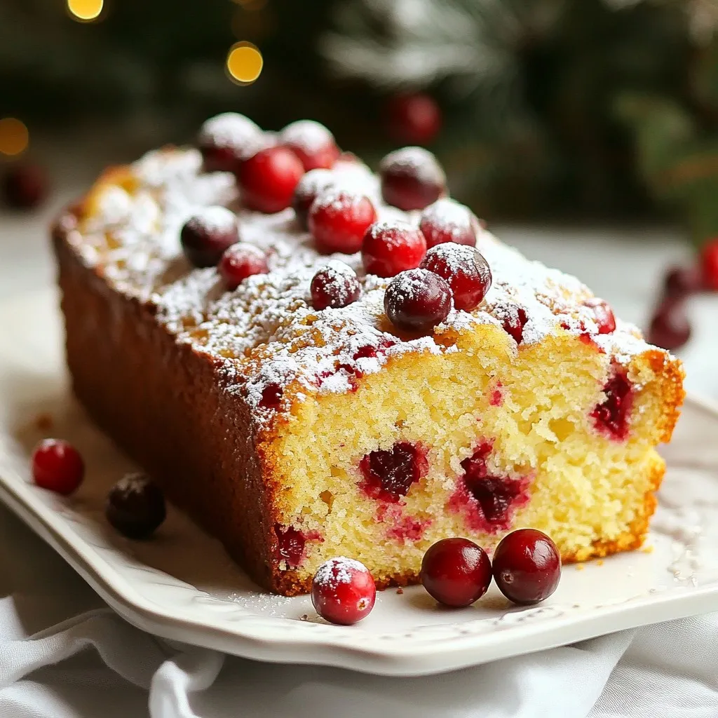 Cranberry Breakfast Loaf Fresh and Flavorful Recipe