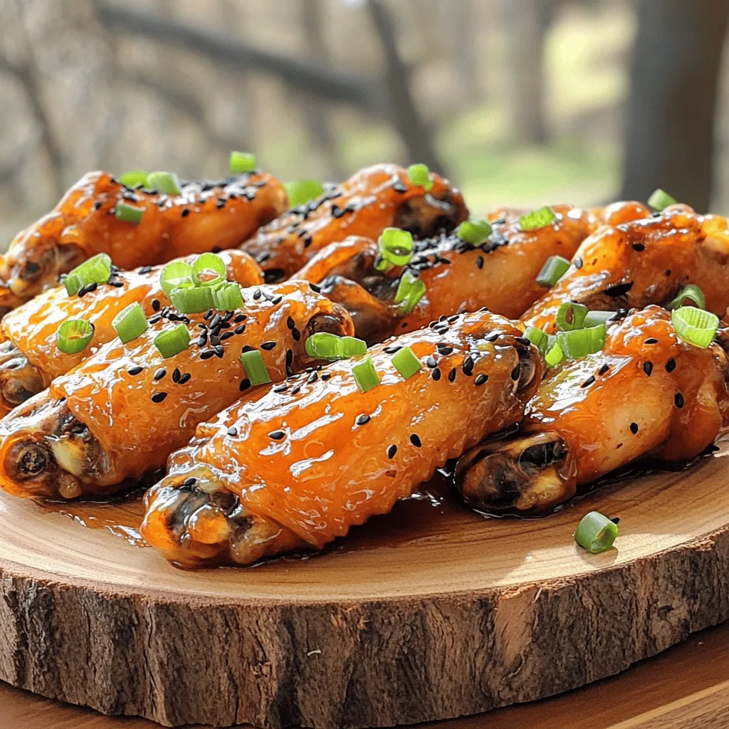 Savory Sweet and Spicy Chicken Wings Recipe