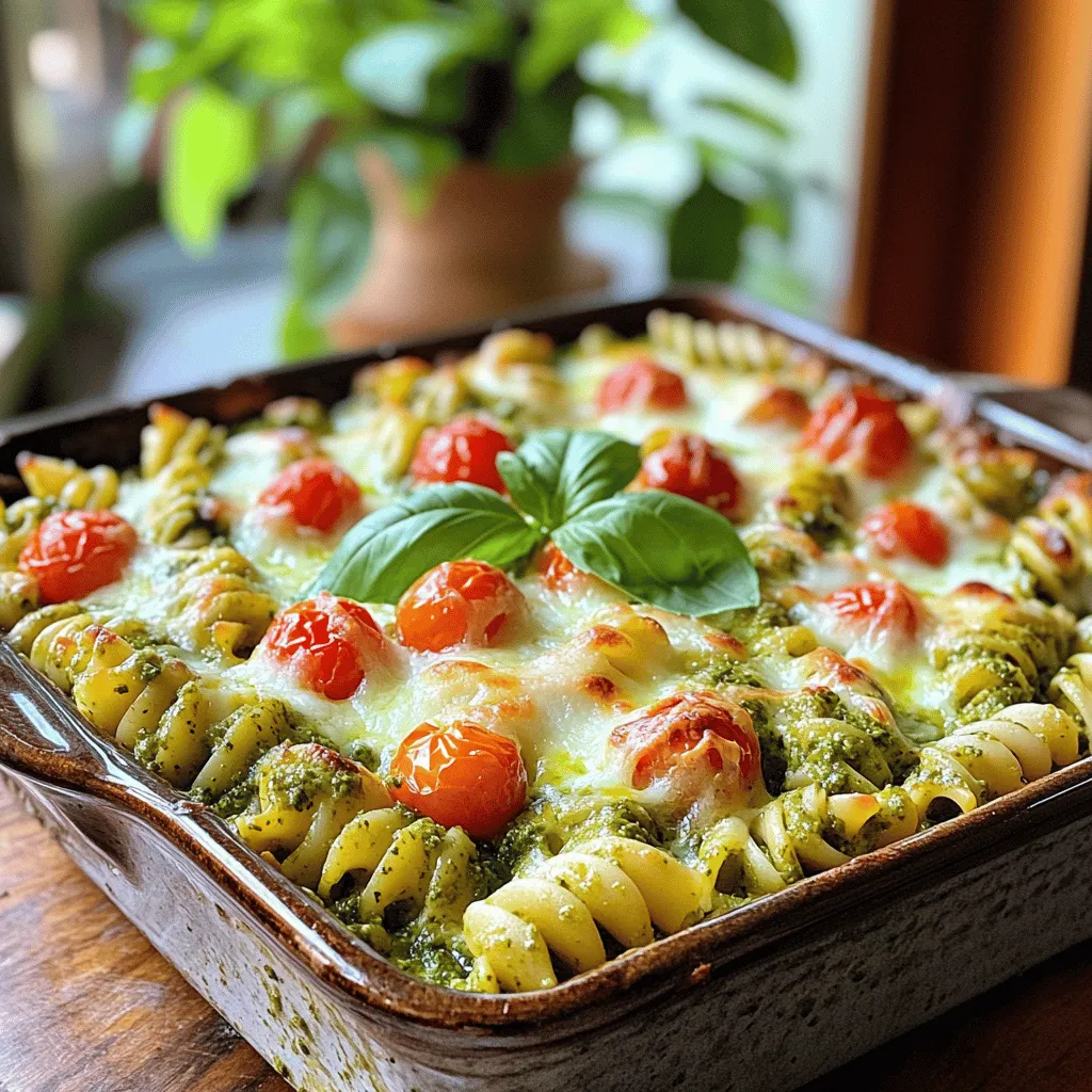Pesto Chicken Pasta Bake Rich and Flavorful Delight