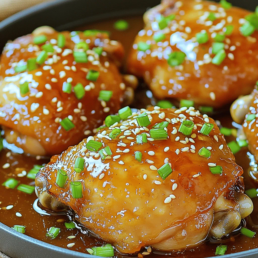 Honey Garlic Chicken Thighs Flavorful and Easy Recipe