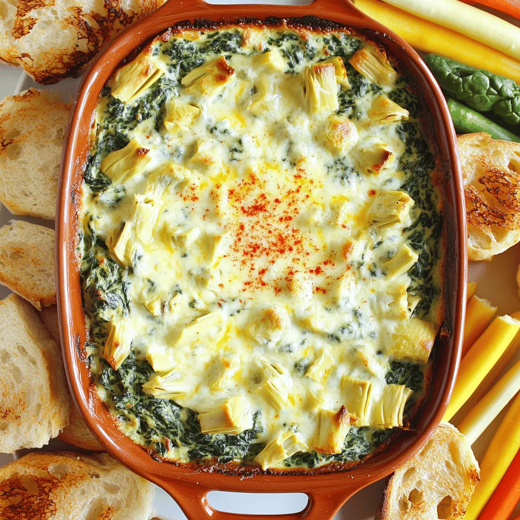 Spinach Artichoke Dip Delicious and Easy Recipe