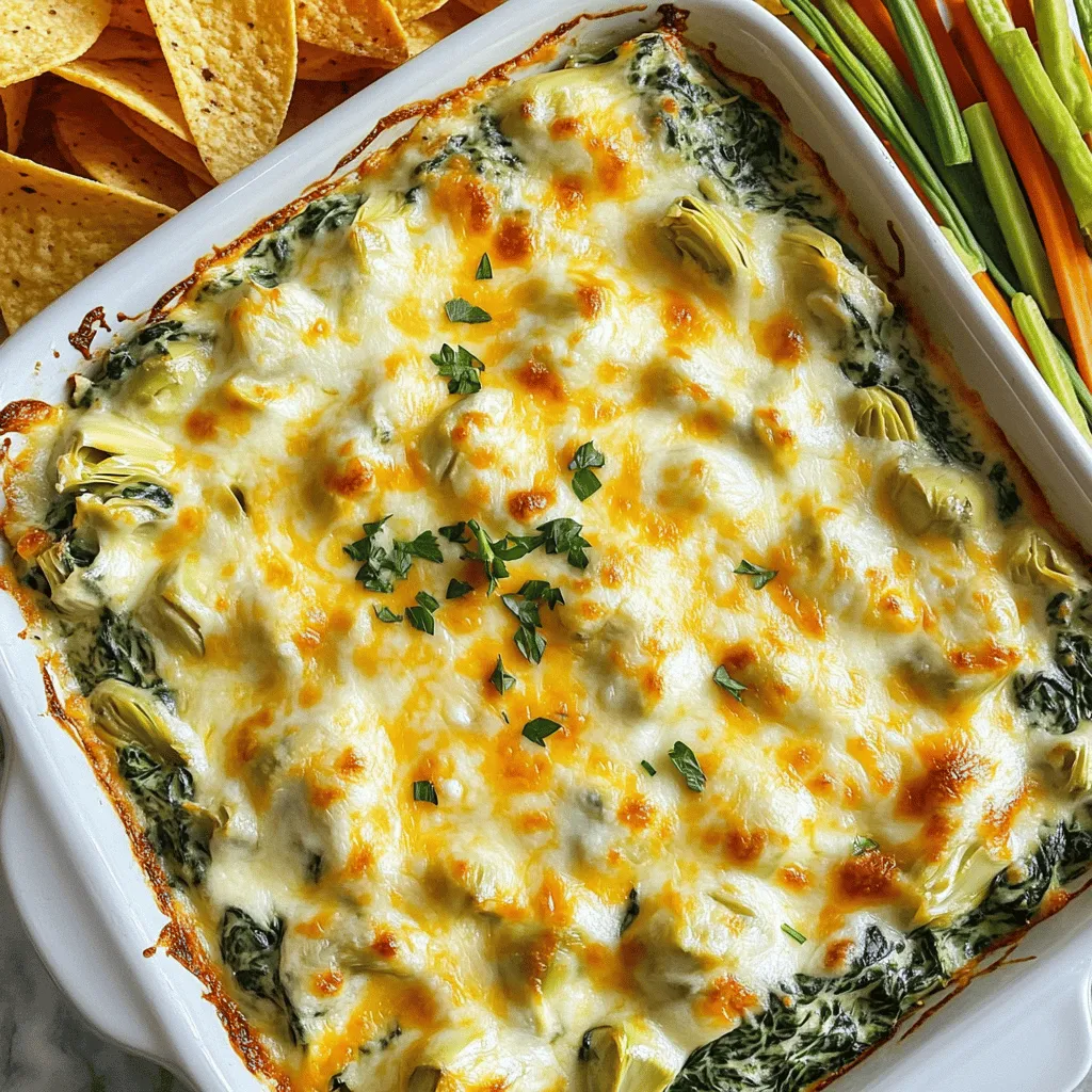 Cheesy Spinach Artichoke Dip Irresistible Party Favorite