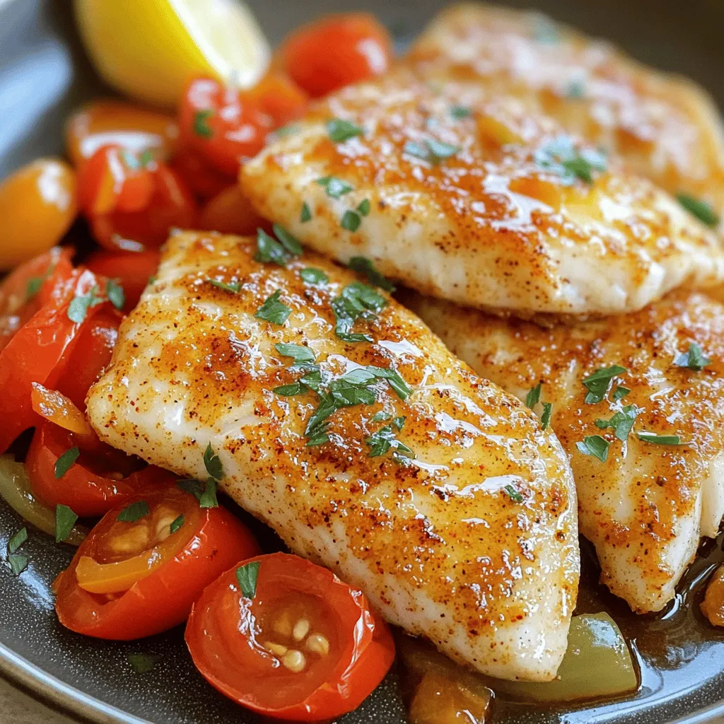 Skillet Cajun Spiced Flounder Savory Weeknight Meal