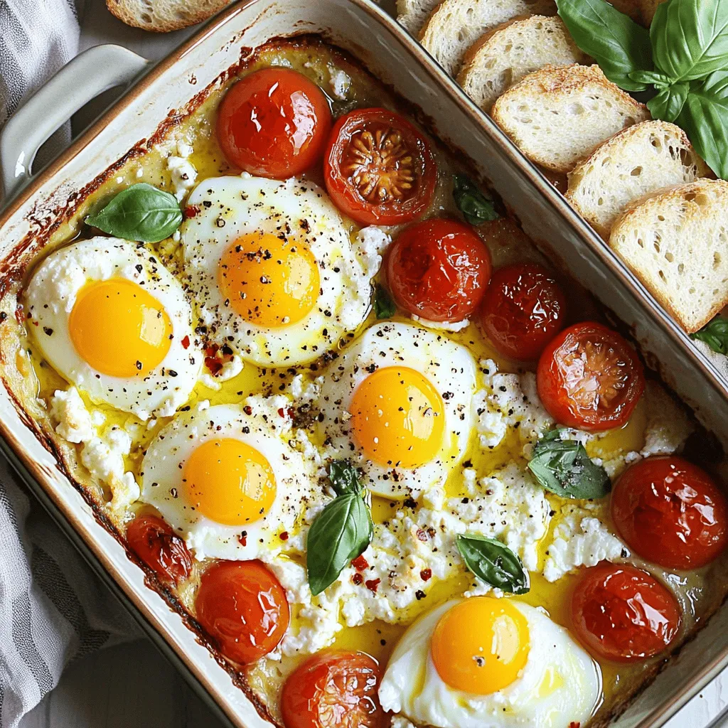 Viral Baked Feta Eggs Easy and Tasty Breakfast Recipe