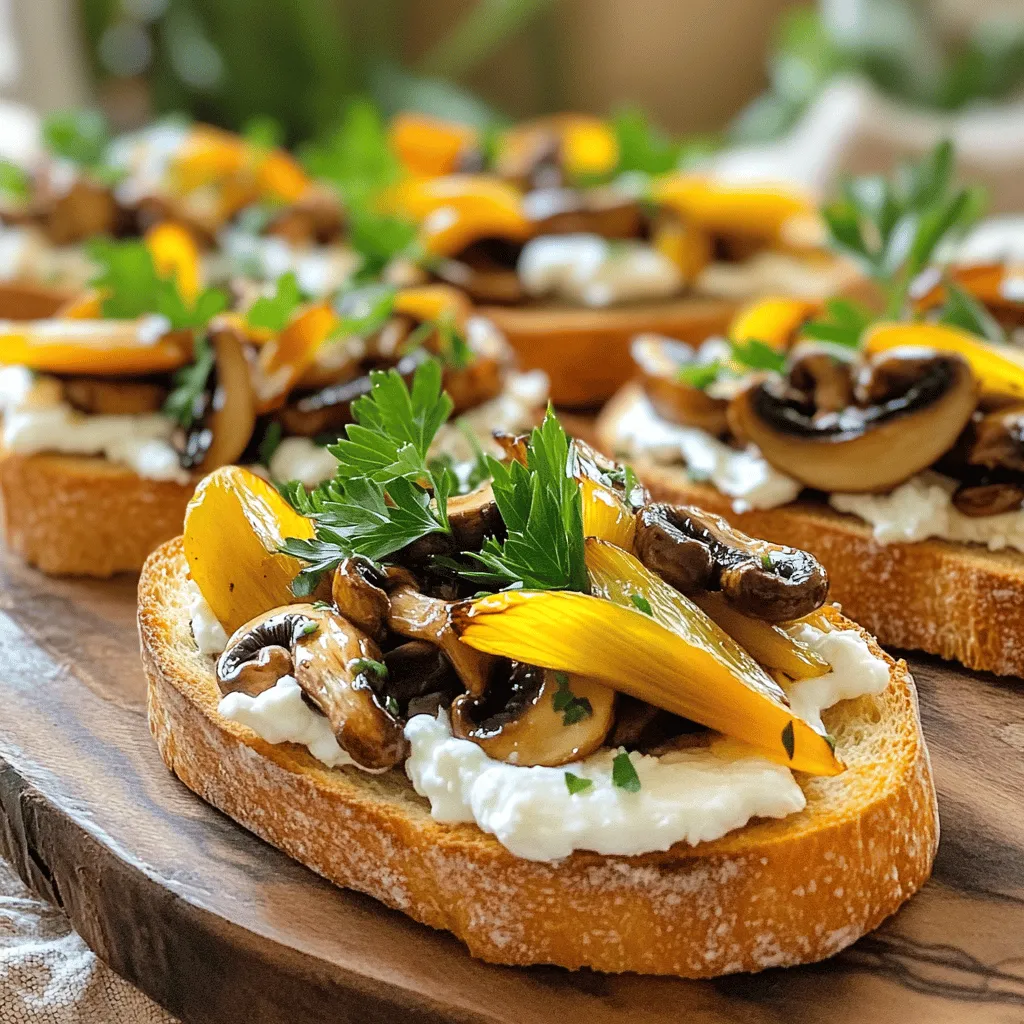 Balsamic Roasted Mushroom Toast Savory and Simple Dish