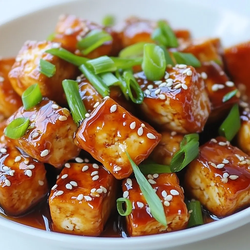 Crispy Honey Garlic Tofu Tasty Plant-Based Delight