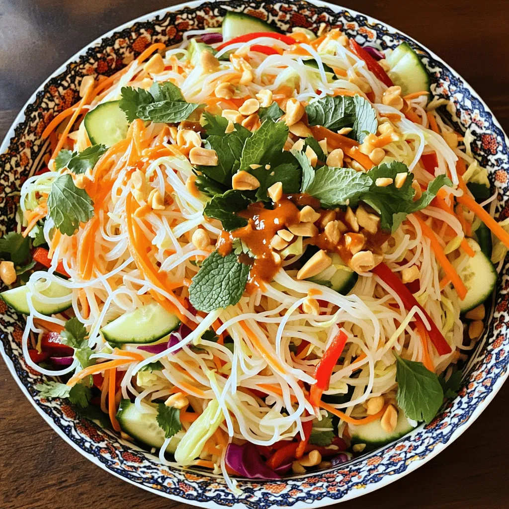 Spicy Thai Noodle Salad Vibrant and Flavorful Dish