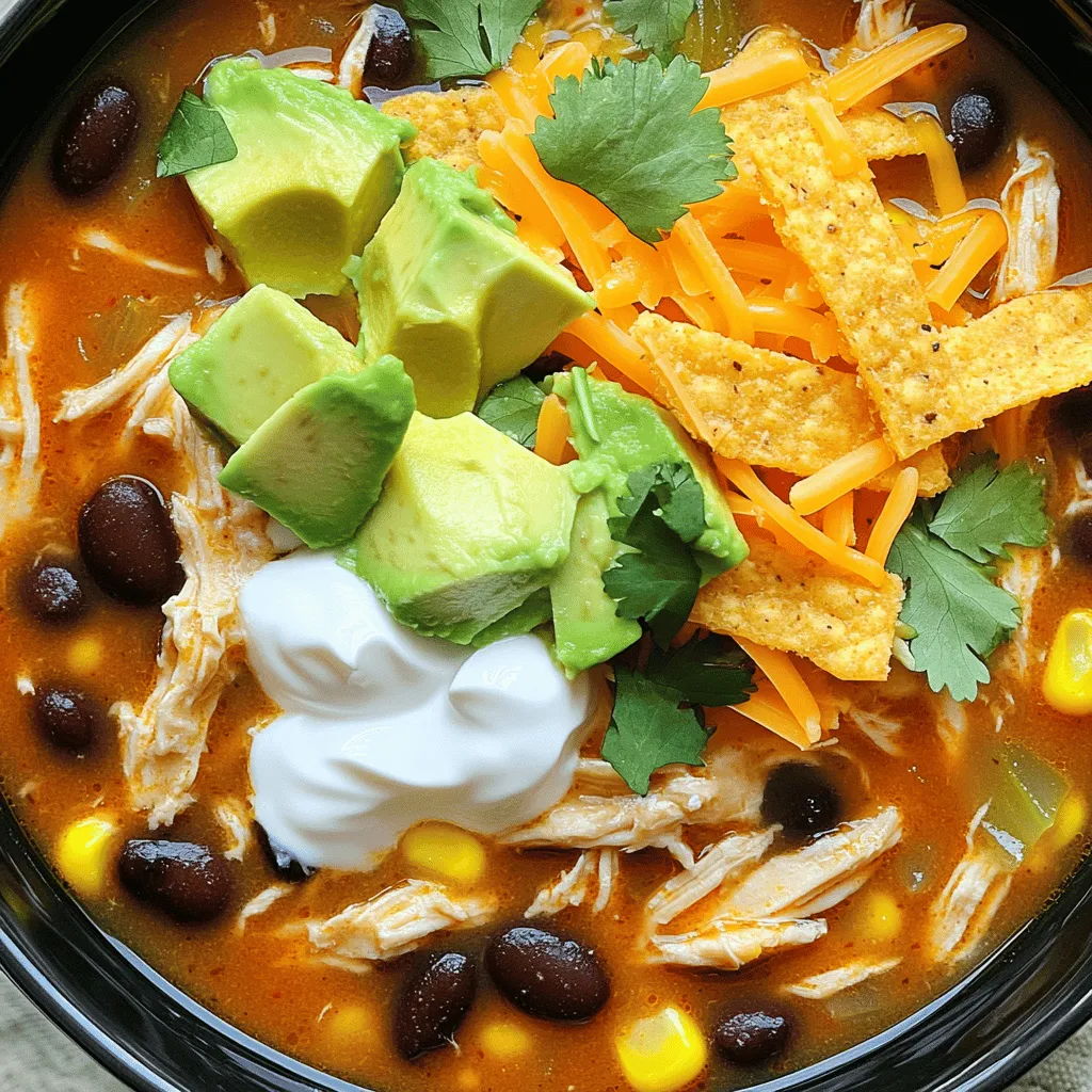 Chicken Taco Soup Hearty and Simple Comfort Dish