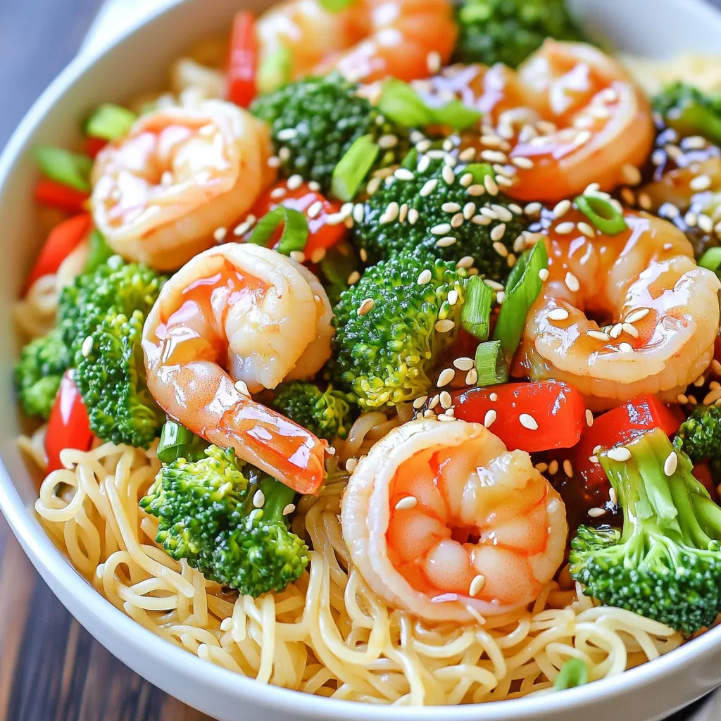 Minute Teriyaki Shrimp Noodle Bowls Fresh and Easy Meal