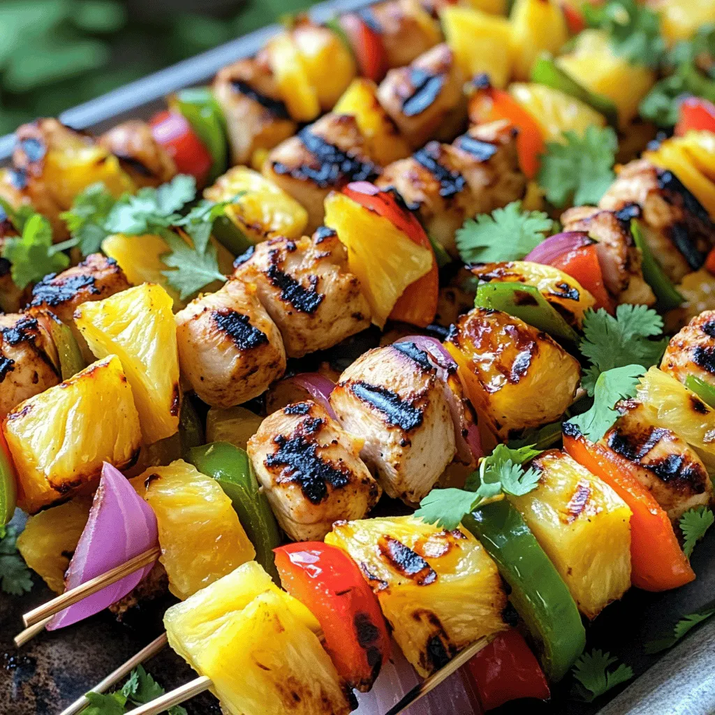 Hawaiian Chicken Skewers Flavorful and Easy Recipe