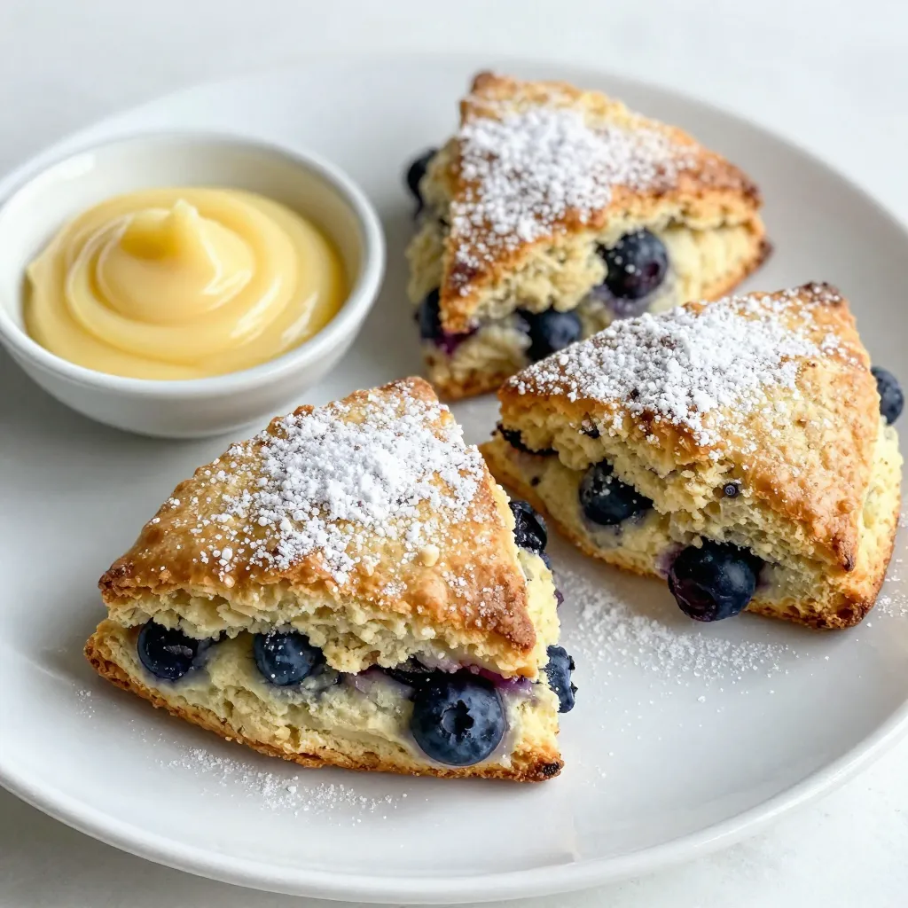 Blueberry Lemon Scones Delightful and Simple Recipe