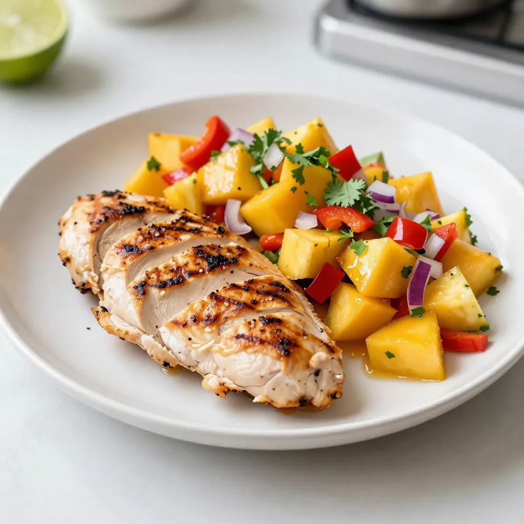 Mango Pineapple Salsa Chicken Flavorful Summer Dish