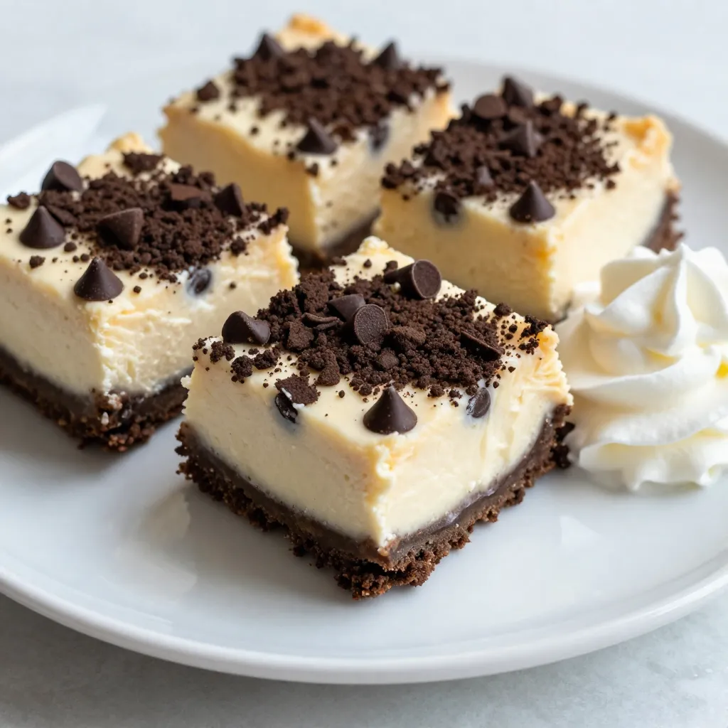 Cookies and Cream Cheesecake Bars Delightful Dessert