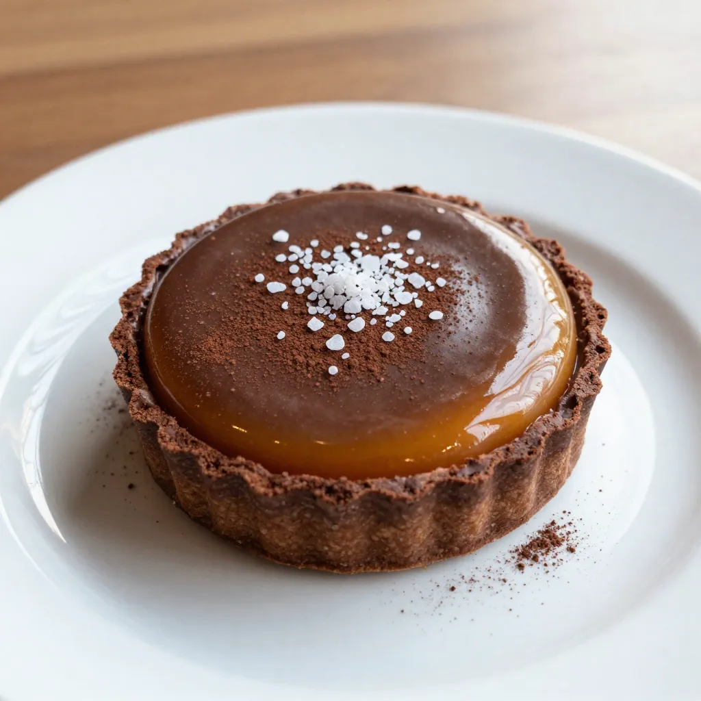 Savory Salted Caramel Chocolate Tart Recipe Delight