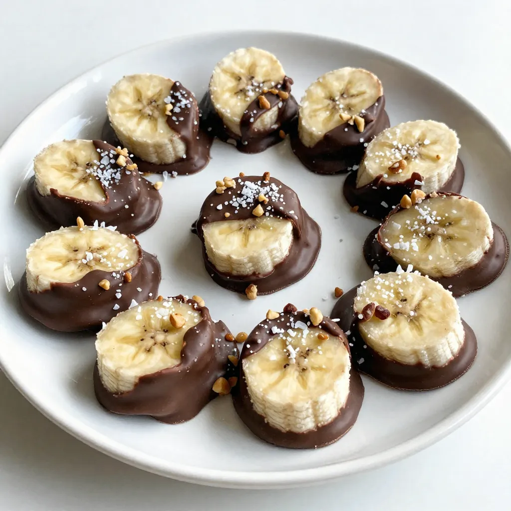 Chocolate Covered Banana Bites Easy and Delicious Treat