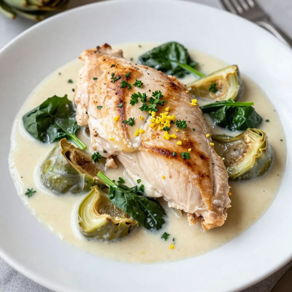 Creamy Lemon Artichoke Chicken Delightful Meal Idea