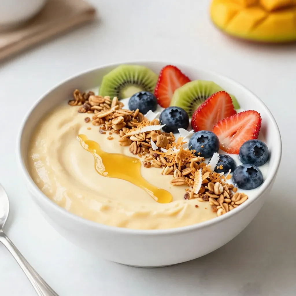 Mango Coconut Smoothie Bowl Refreshing and Nutritious