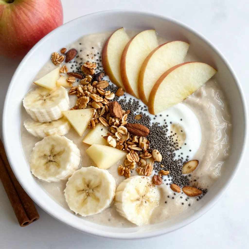 Cinnamon Apple Smoothie Bowl Simple and Healthy Treat