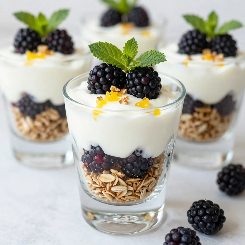 Blackberry Lemon Yogurt Parfaits Delightful Treat