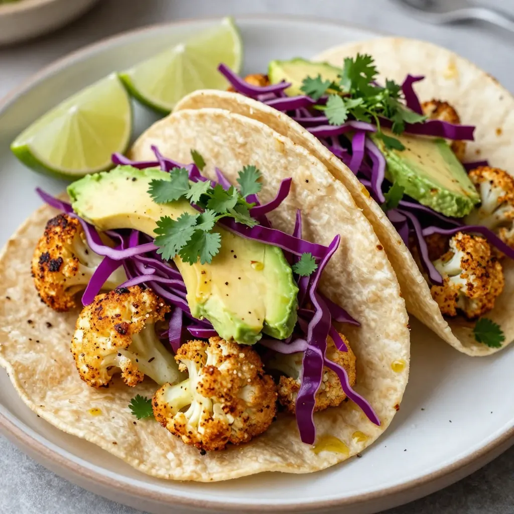 Roasted Cauliflower Tacos Flavorful and Simple Dish