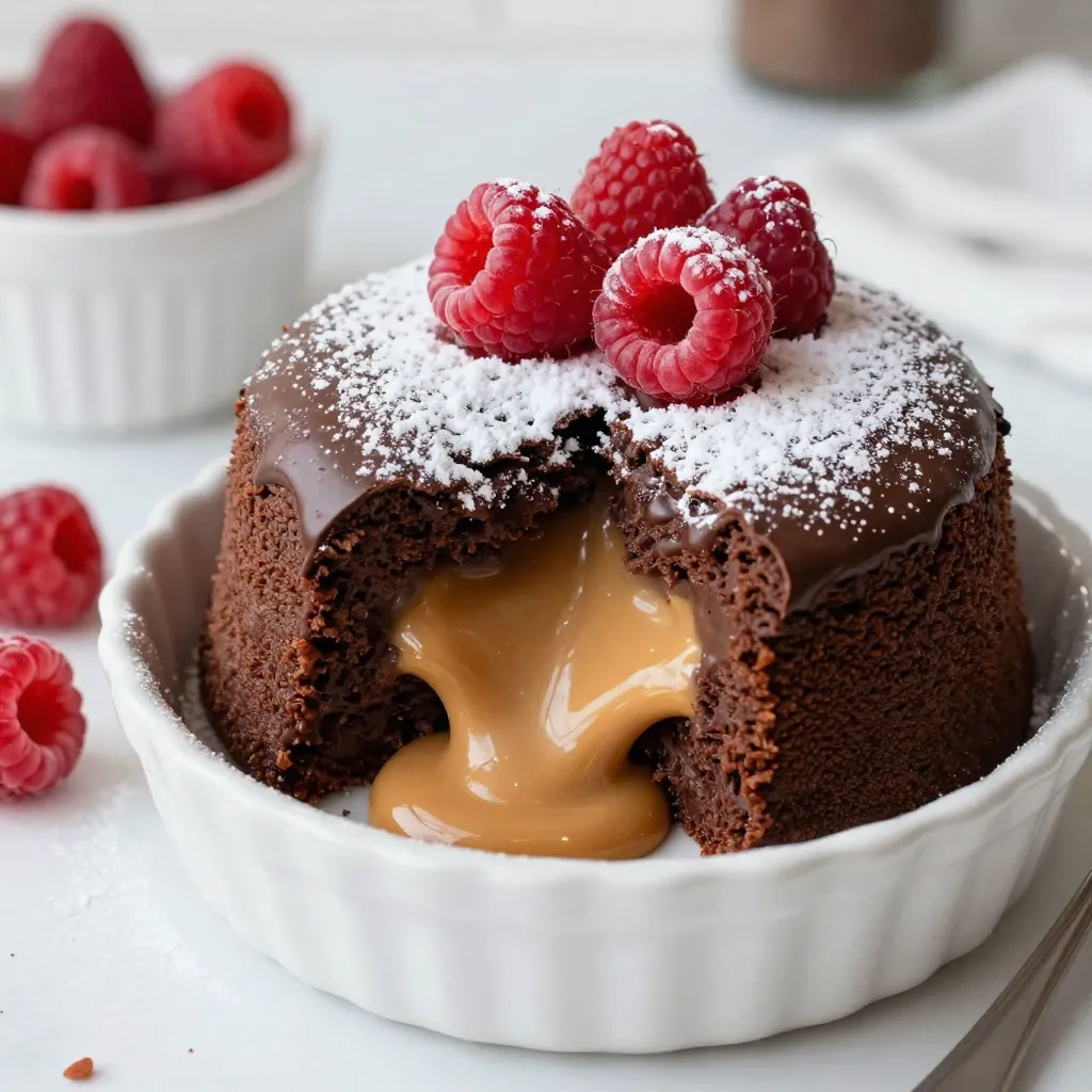 Chocolate Peanut Butter Lava Cake Indulgent Delight