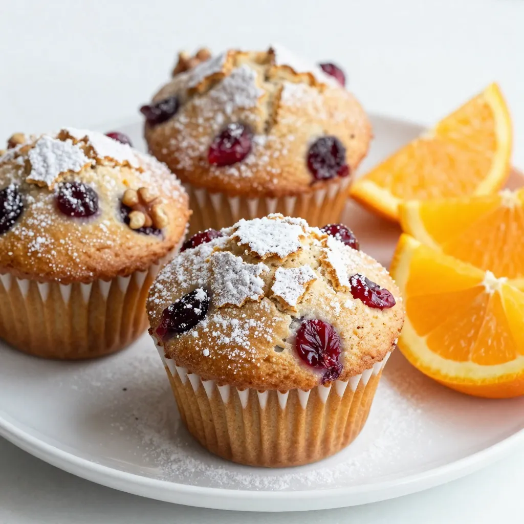 Cranberry Orange Energy Muffins Simple and Tasty Treat