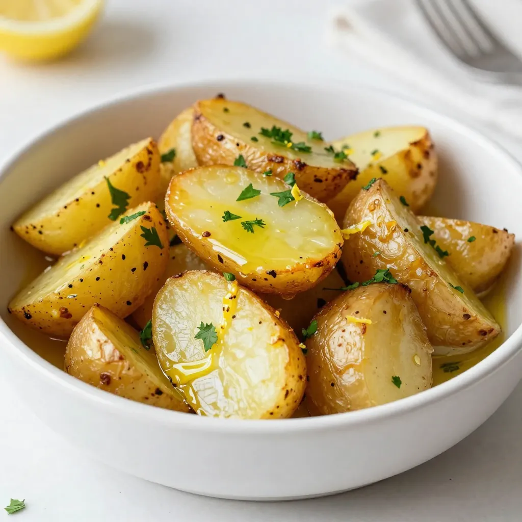 Greek Lemon Potatoes Flavorful Side Dish Delight