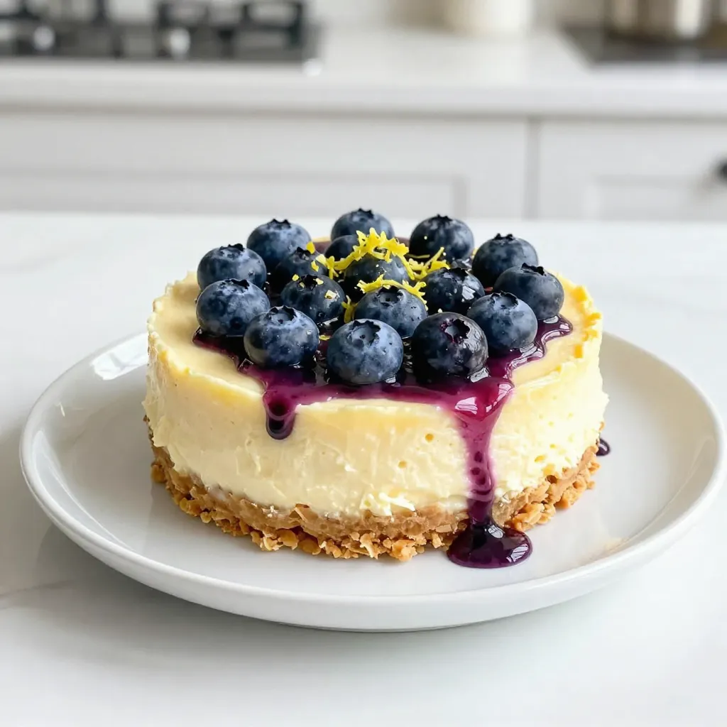 Lemon Blueberry Cheesecake Delightful and Creamy Treat