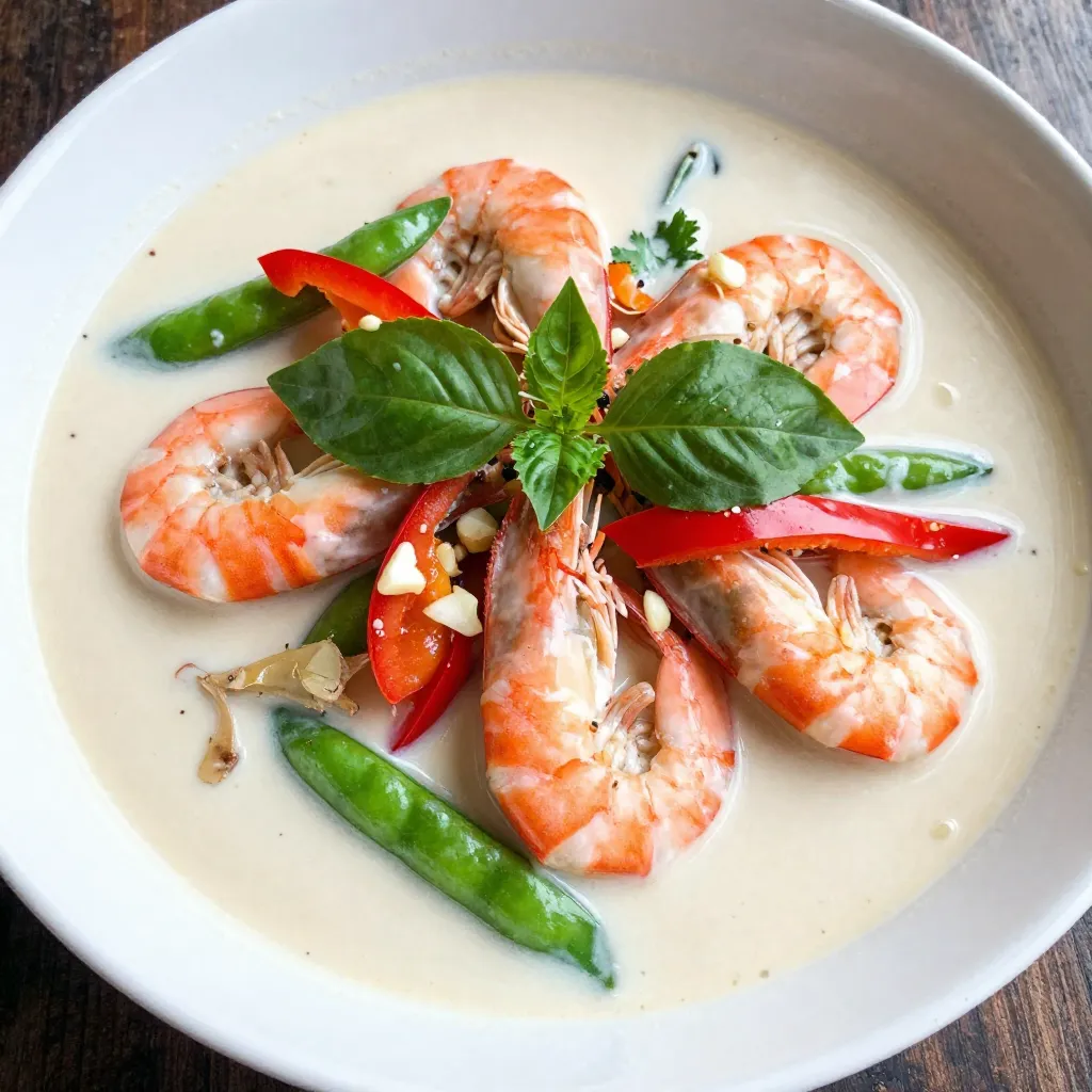 Spicy Thai Coconut Shrimp Soup Flavorful &#038; Easy Recipe