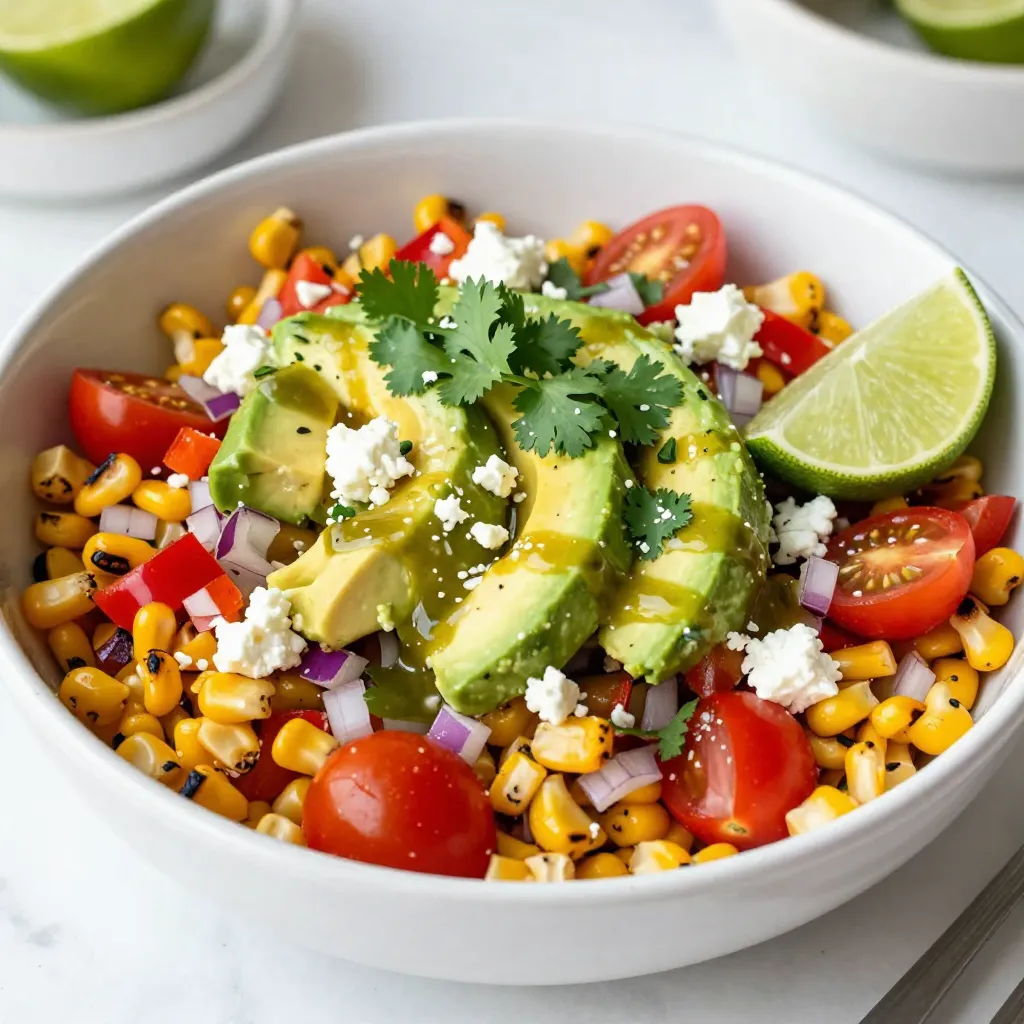 Mexican Street Corn Salad Flavorful and Fresh Dish