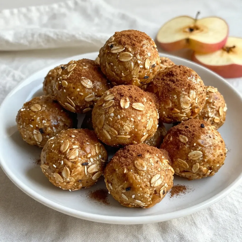Apple Cinnamon Energy Bites Powerful Snack Option