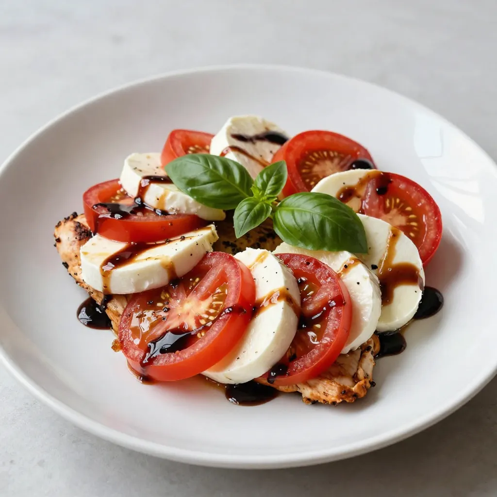 Balsamic Glazed Caprese Chicken Easy and Flavorful Dish