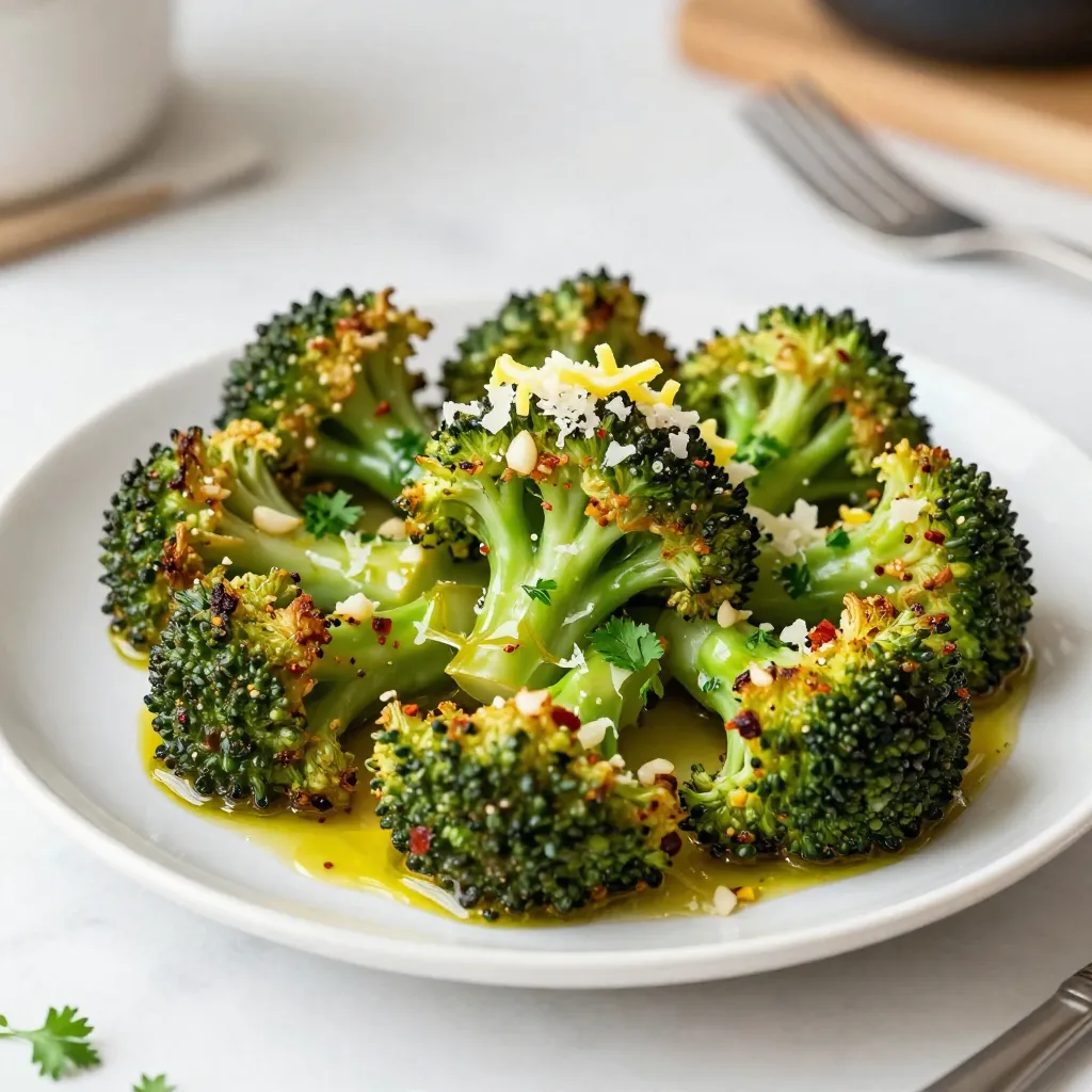 Lemon Garlic Roasted Broccoli Flavorful and Simple Dish