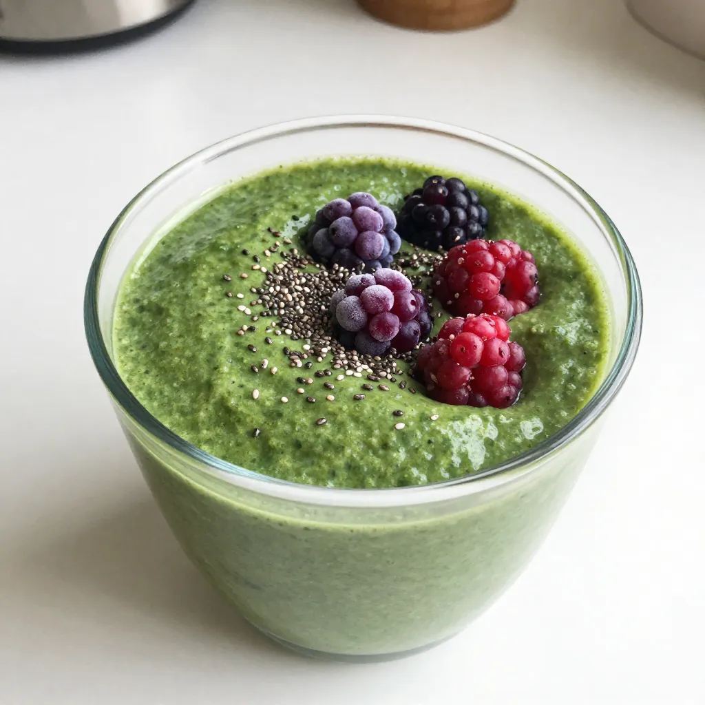 Triple Berry Spinach Smoothie Healthy and Refreshing Drink