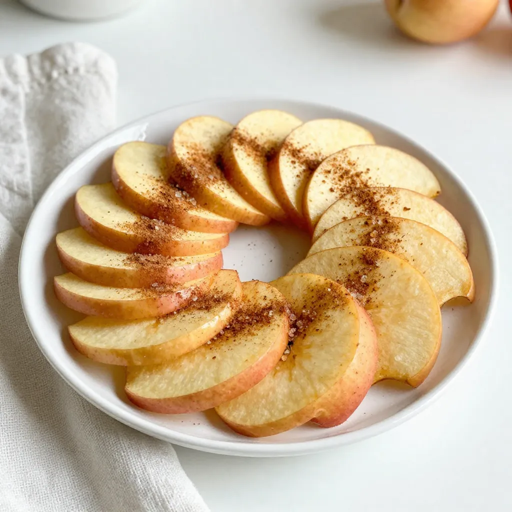 Cinnamon Sugar Apple Chips Crunchy and Sweet Snack