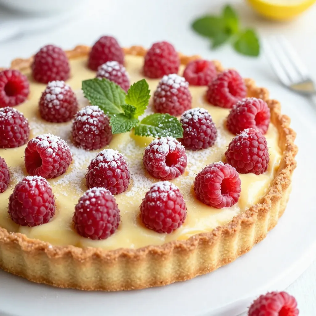 Raspberry Lemon Tart Perfect and Simple Recipe