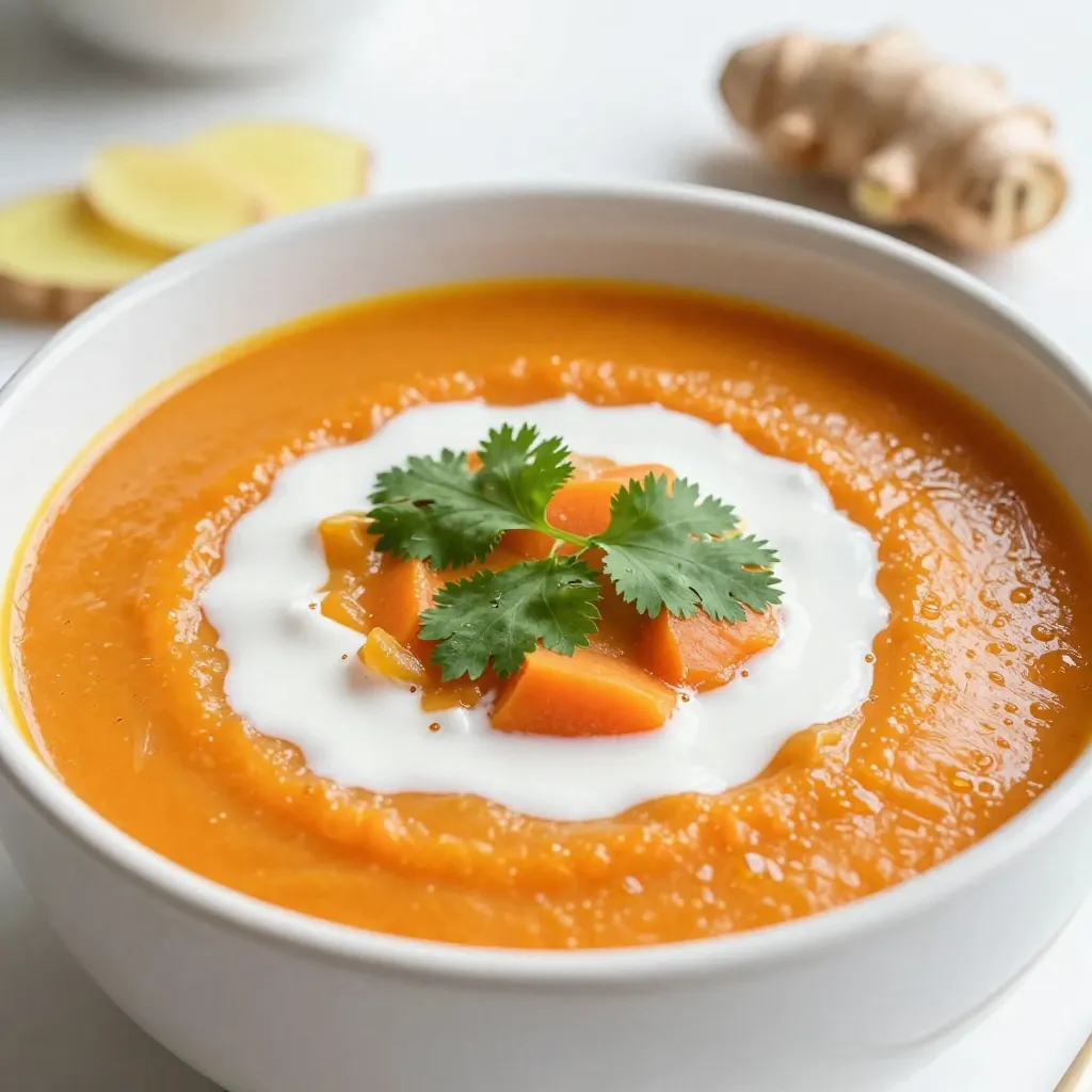 Roasted Carrot Ginger Soup Rich and Flavorful Blend