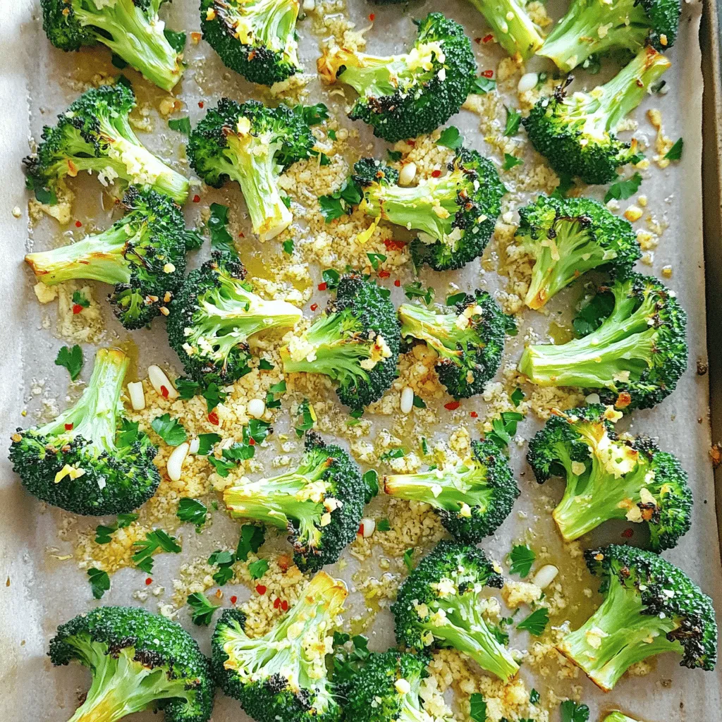 Garlic Parmesan Roasted Broccoli Flavorful Side Dish