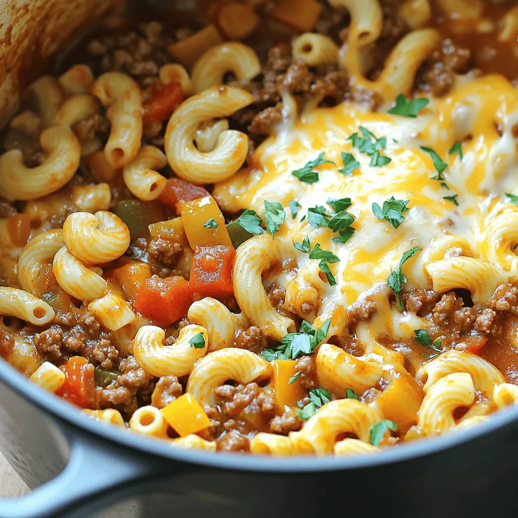 Easy One Pot Goulash Hearty and Flavorful Meal