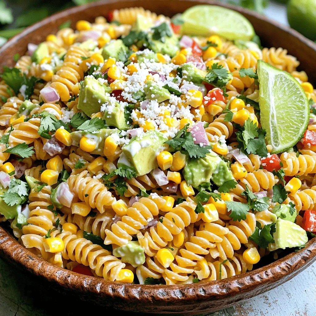 Mexican Street Corn Pasta Salad Flavorful and Fresh Dish