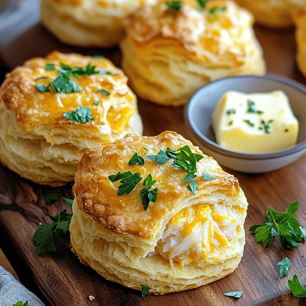 Crab Stuffed Cheddar Bay Biscuit Delight Recipe