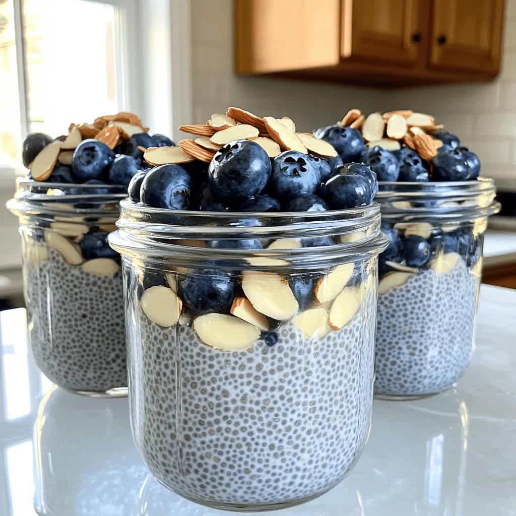 Blueberry Almond Chia Pudding Creamy and Nutritious
