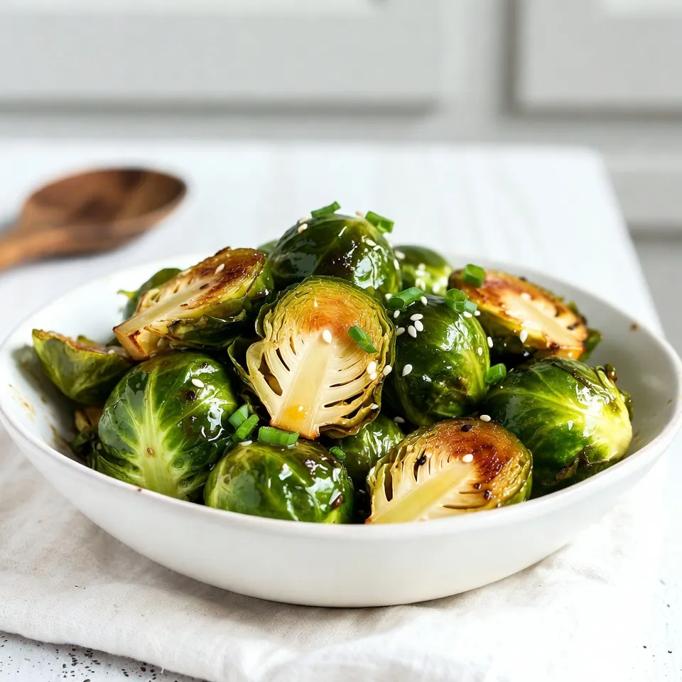 Sriracha Honey Glazed Brussels Sprouts Flavor Explosion