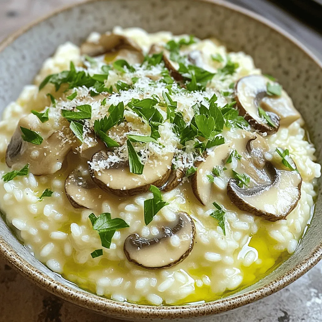 Creamy Mushroom Risotto Easy and Flavorful Recipe
