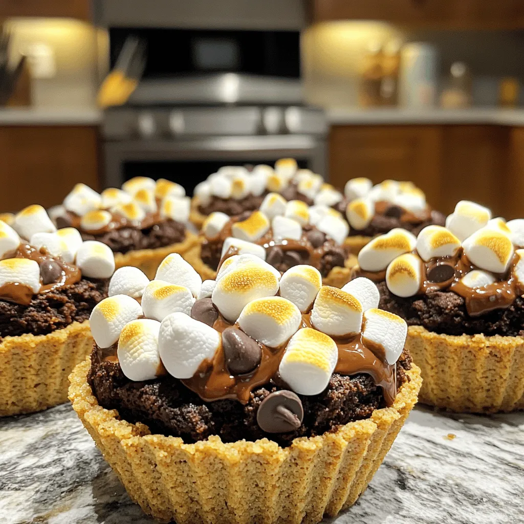 S&#8217;mores Stuffed Brownie Cups Tasty and Simple Treat