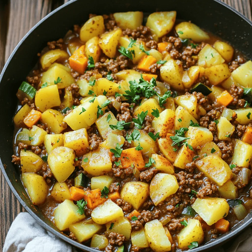 Ground Beef and Potatoes Savory Comfort Dish