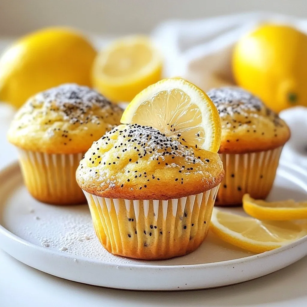 Lemon Poppy Seed Muffins Deliciously Moist Recipe