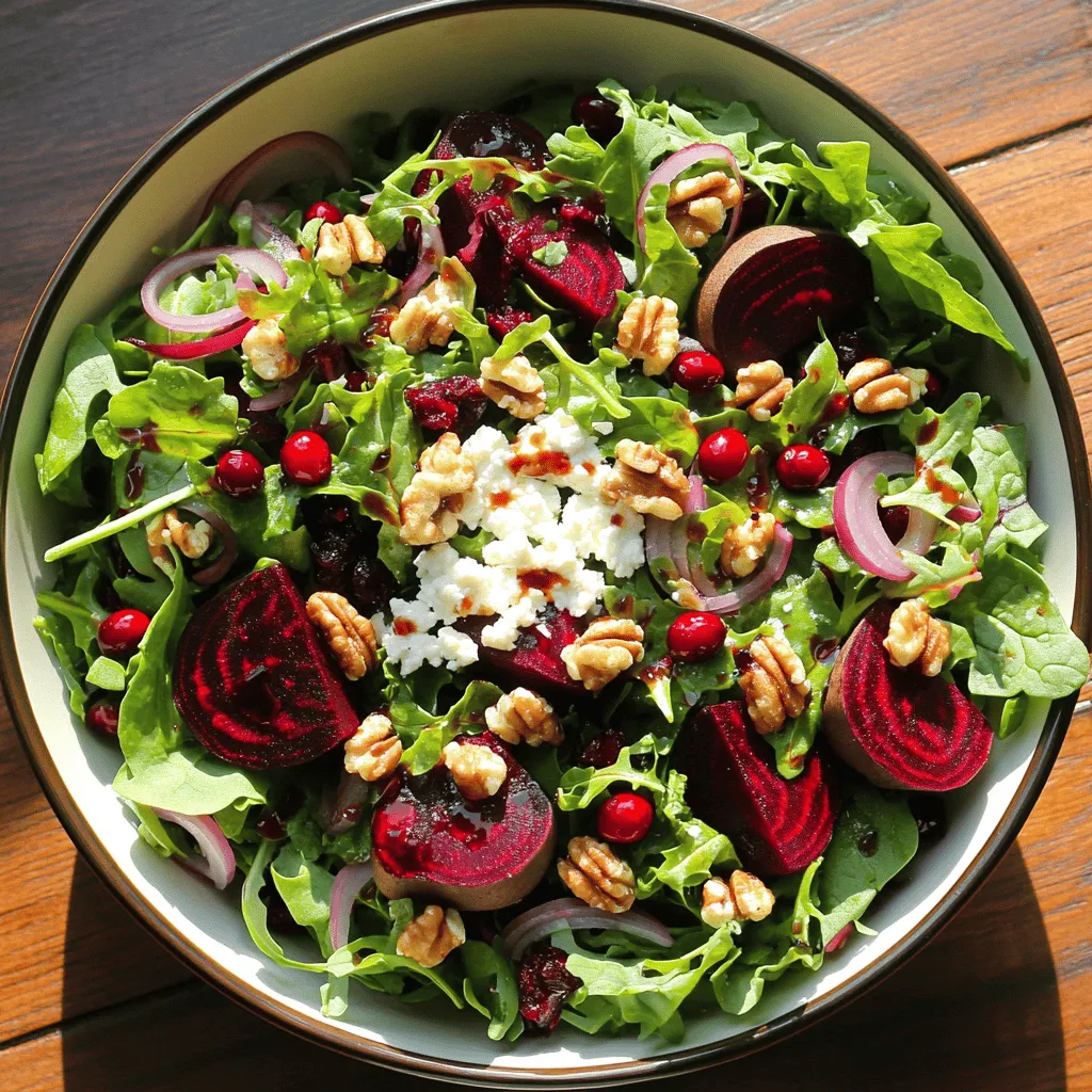 Roasted Beet Salad Vibrant and Nutritious Delight
